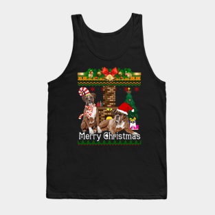 Ugly Christmas Sweater BOXERS Tank Top